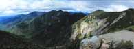 The Great Range from Pyramid an Adirondack panorama