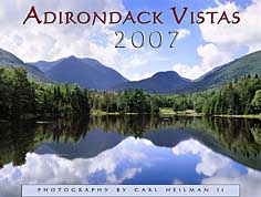 Adirondack Vistas wall calendar cover - Adirondack photos - panoramas, photos and photography of the Adirondack region