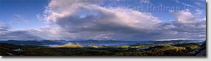 Lake George photos and panoramas - Adirondack mountains and lakes fine art prints and murals