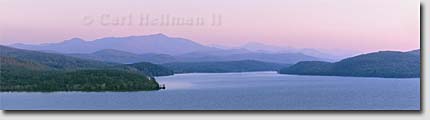 Adirondack lake and mountains panoramas and murals - Schroon Lake prints