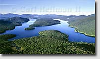 Adirondack lake and mountains fine art prints and photos - Lake Placid aerial photo