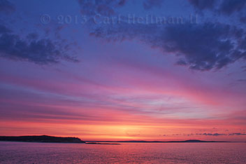 Sunset at the Bass Harbor Light, Acadia National Park nature photography workshop