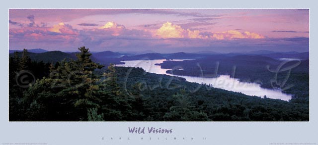 Adirondack posters and nature panoramas - Adirondack nature photography poster of the Fulton Chain