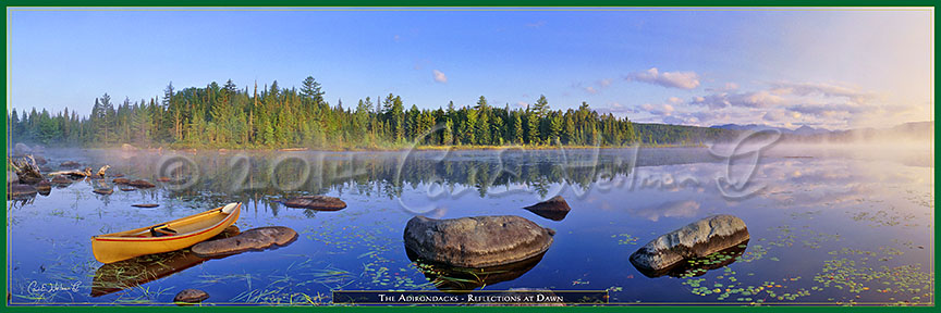 Panoramic Jigsaw Puzzle, Carl Heilman Adirondack Photography, puzzle from Van Hoevenberg