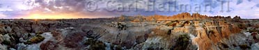 National Park screensavers and panoramas - Badlands National Park nature photography panorama screensaver