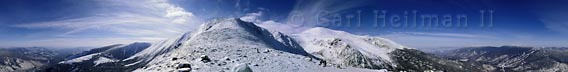 Mount Washington, New Hampshire virtual panorama screensaver - nature photography panoramic screensavers