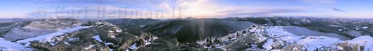 Adirondack mountains - New York nature photography panorama screensaver