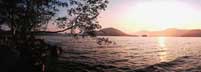 Early sun from Crown Island - Lake George photos, panoramas and fine art prints