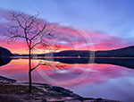 Sunrise light from Buck Mountain, Lake George calendar, Lake George photos by Carl Heilman II, Lake George pictures, Lake George prints, Lake George nature photography, Lake George panoramas