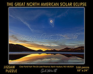 Solar Eclipse puzzle, Adirondack gifts, Jigsaw Puzzle